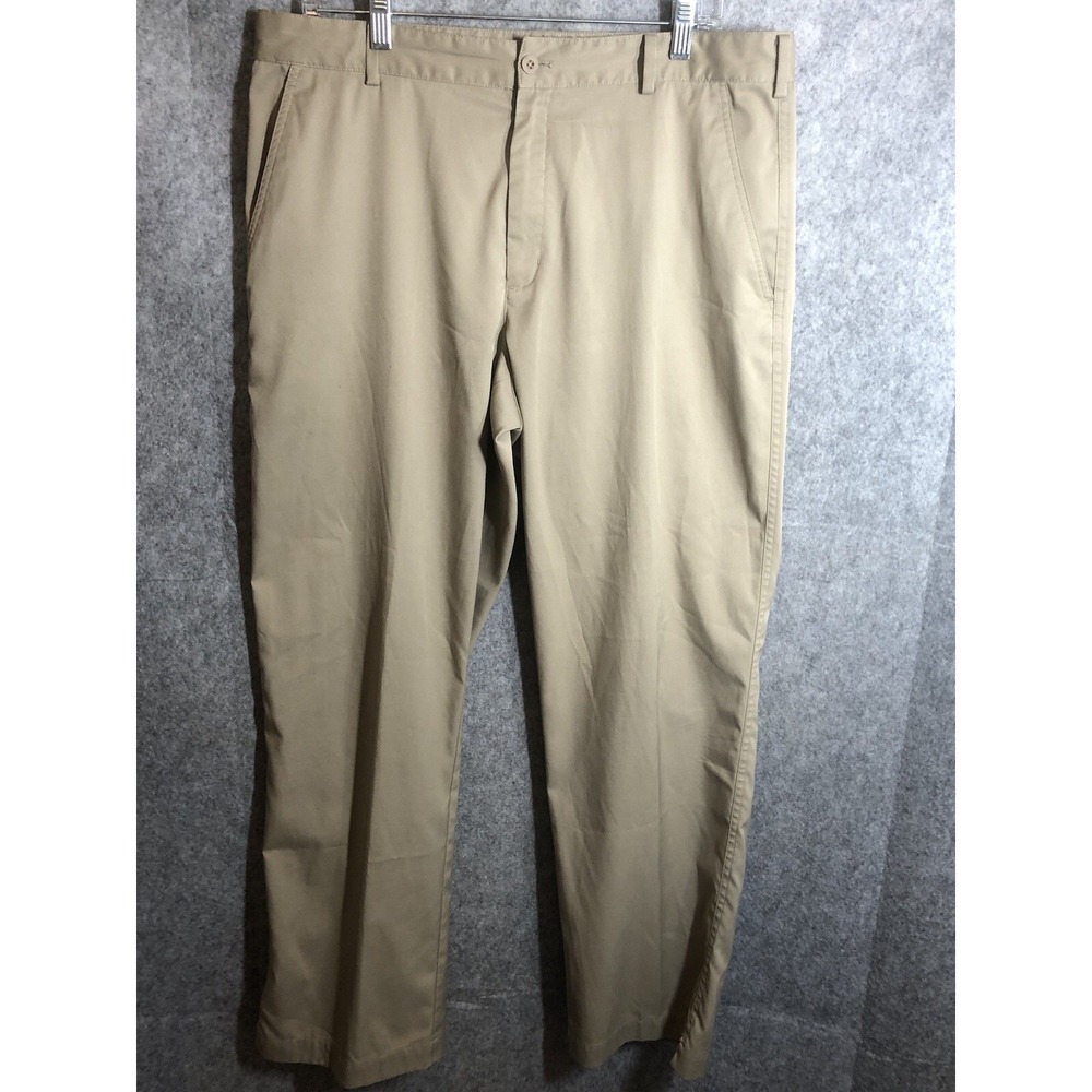 Nike Golf Pants 34x32 Tan Dri-Fit Performance Athleisure Sports Career Casual